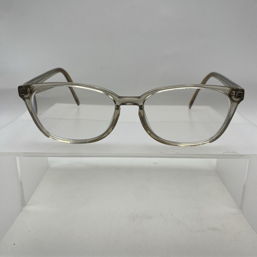 Warby Parker Eyeglasses FRAME ONLY Clemens M 205 54-16-142 Gray Clear 725